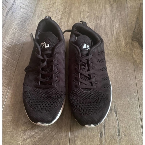APL TechLoom Pro Athletic Running Sneaker Black 8.5 - Picture 2 of 4